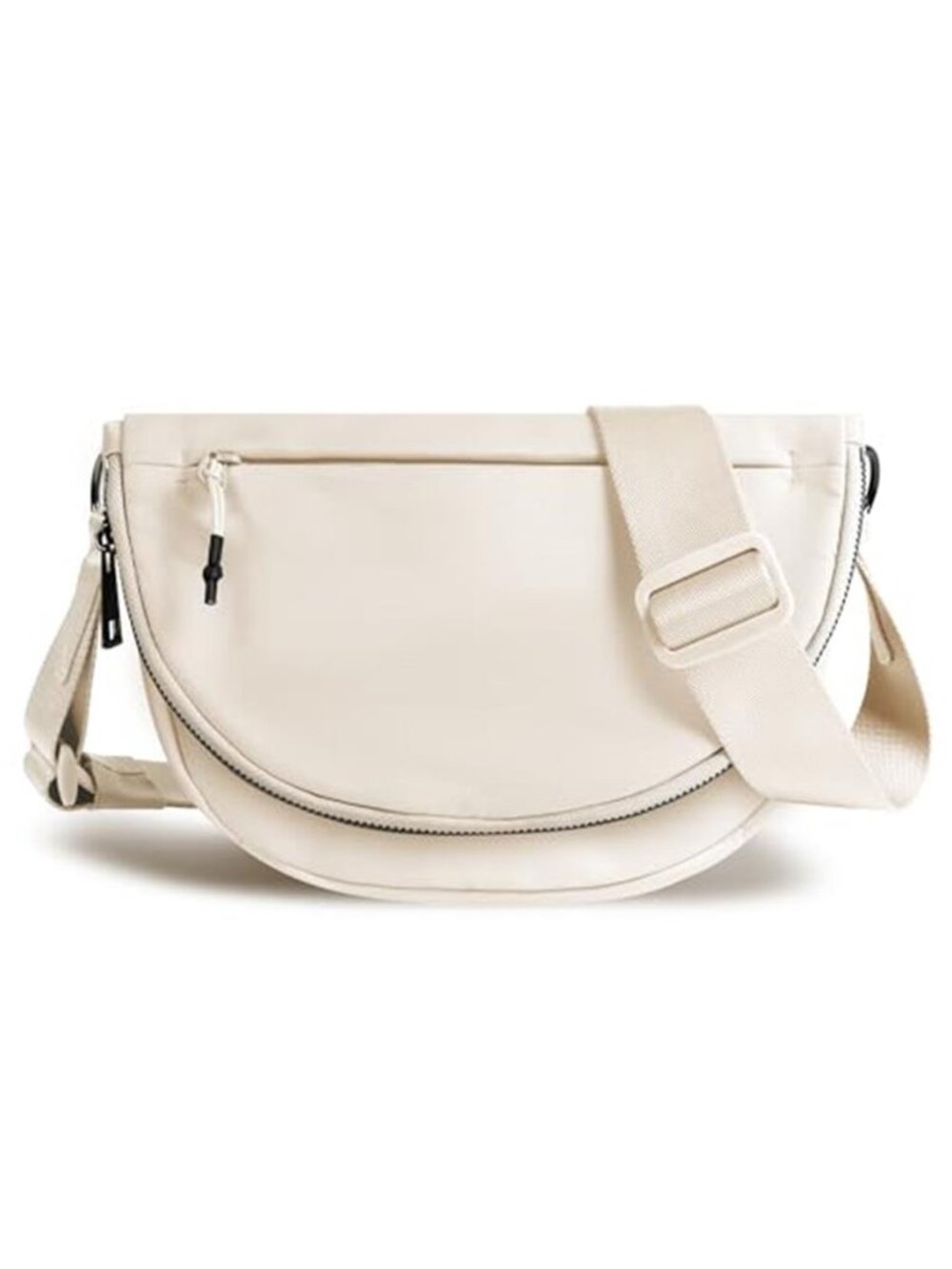 Nylon Crossbody Bag Unisex Waterproof Sling Waist Chest Bag Adjustable Strap